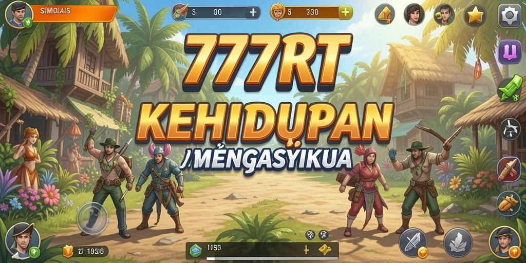 Tampilan utama gameplay 777RT yang menarik dan interaktif.