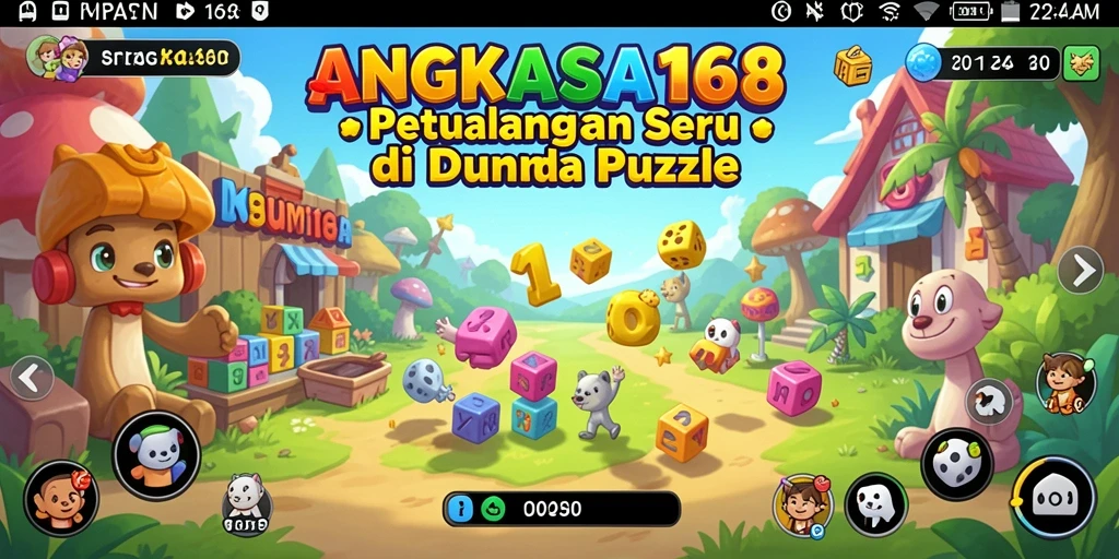 Tampilan gameplay seru ANGKASA168 dalam memecahkan teka-teki.