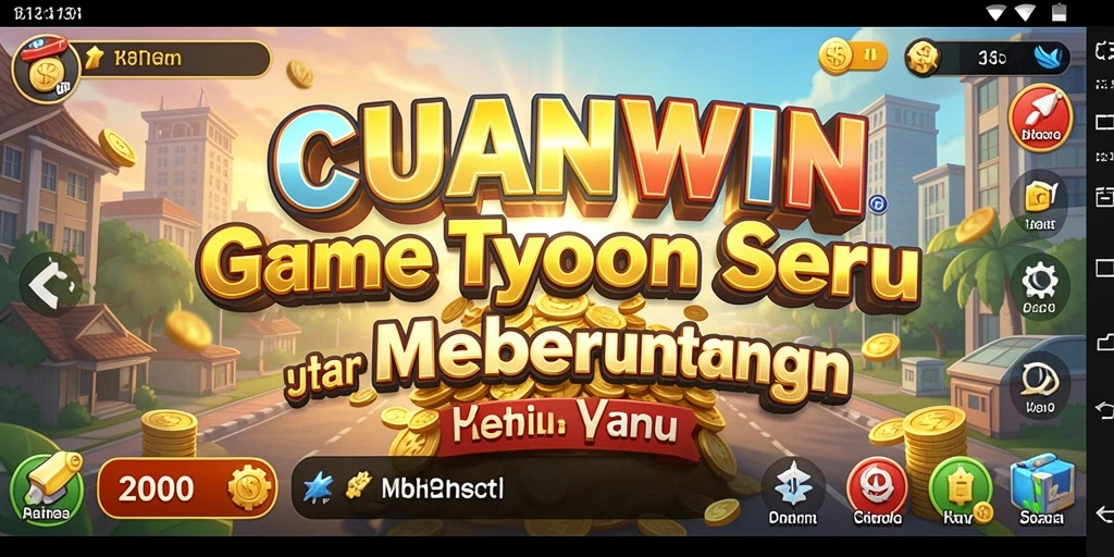 Tampilan menarik dari gameplay <strong>CUANWIN</strong> yang menunjukkan perjalanan menjadi pengusaha sukses.