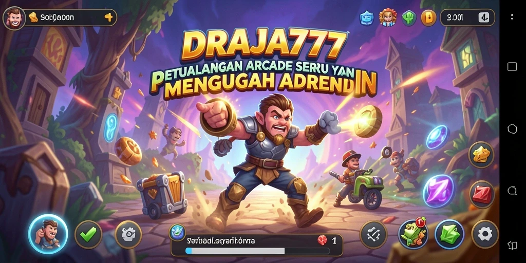 Tangkapan layar utama DRAJA777 menampilkan aksi gameplay yang mengasyikkan.