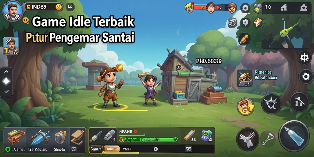 Gameplay santai IND89 yang menyenangkan dan penuh warna.