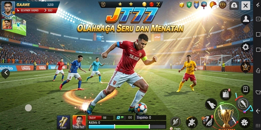 Tampilan gameplay JT777 yang penuh aksi dalam olahraga yang menarik.