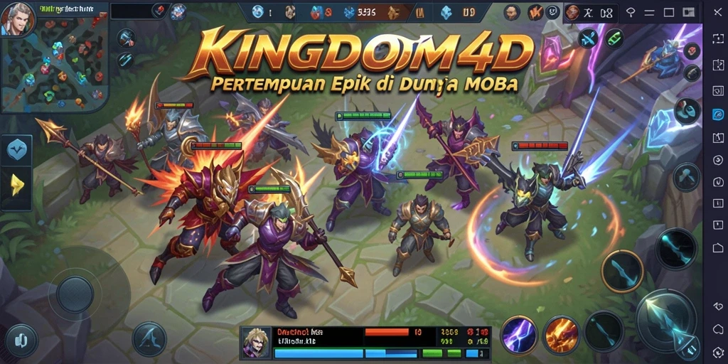 Tangkapan layar gameplay KINGDOM4D yang penuh aksi dan strategi.