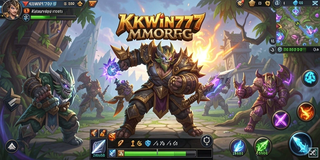 Screenshot dari gameplay <strong>KKWIN777</strong> yang menunjukkan aksi pertarungan luar biasa.
