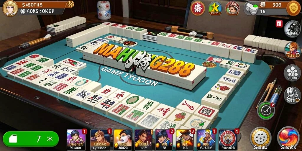 Tangkapan layar menarik dari gameplay Tycoon di MAHJONG288.