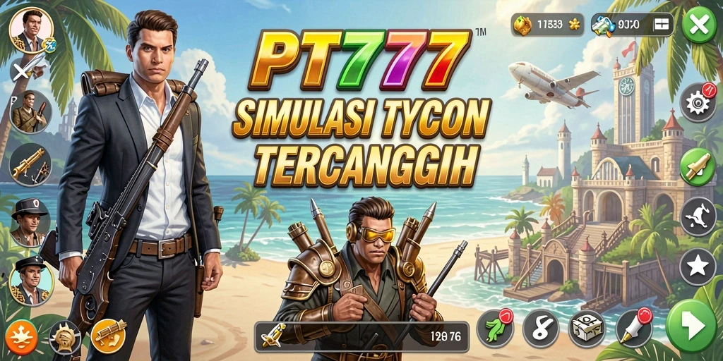 Screenshot gameplay PT777 yang menampilkan manajemen bisnis yang seru.