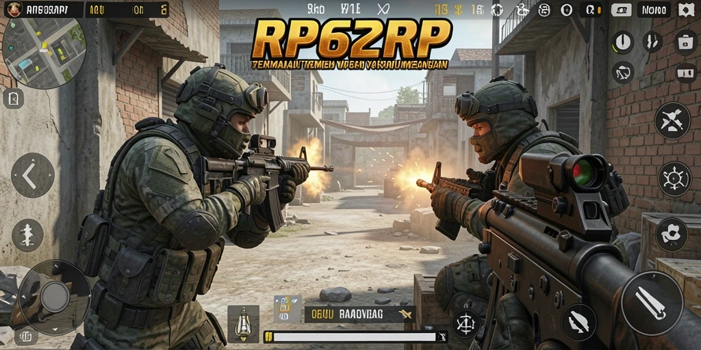 Tampilan seru dari gameplay RP62RP yang mendebarkan.