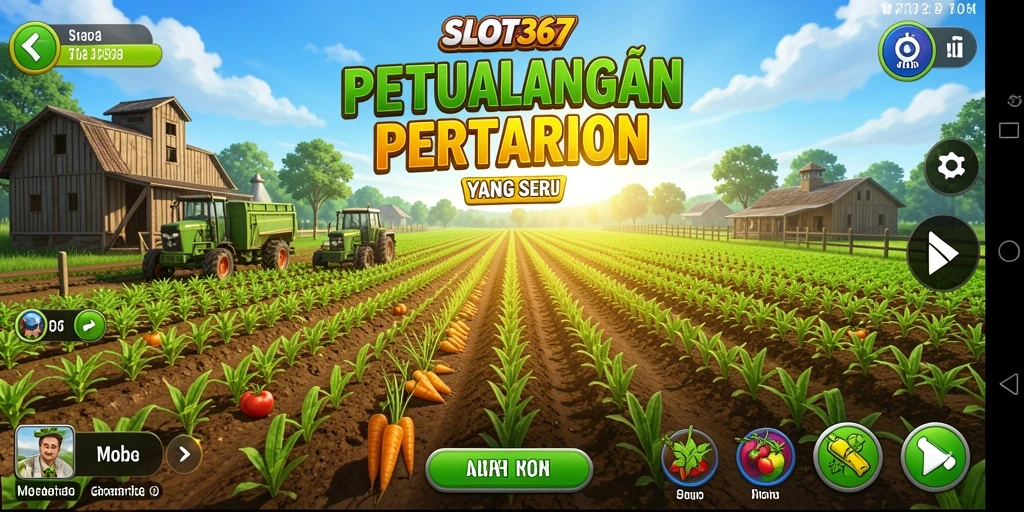 Gameplay seru SLOT367 dengan aktivitas pertanian yang menarik.