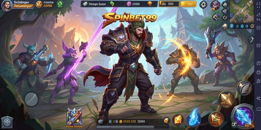 Tangkapan layar SPINBET99 menampilkan pertarungan seru dalam dunia ARPG.